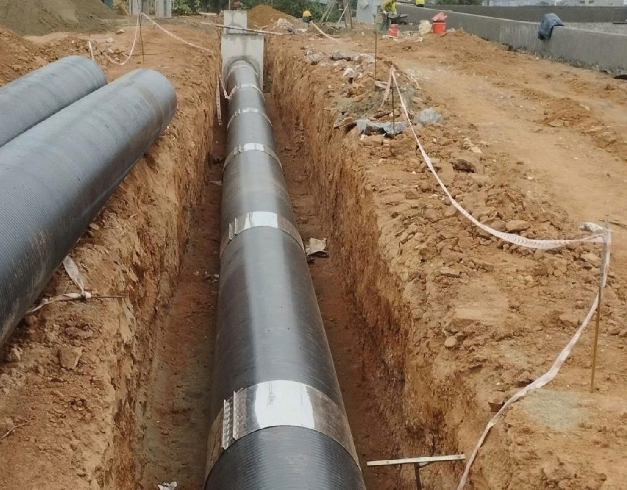 Thi công ống HDPE Tiền Phong