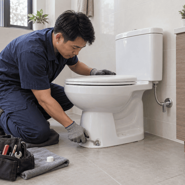 Cách tháo bồn cầu tại nhà