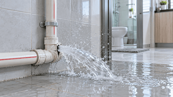 Dấu hiệu nhận biết vỡ ống nước trong nhà